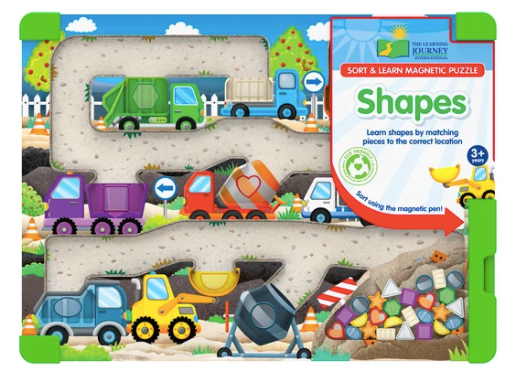 University Games - Sort & Learn Magnetic Puzzle - Shapes