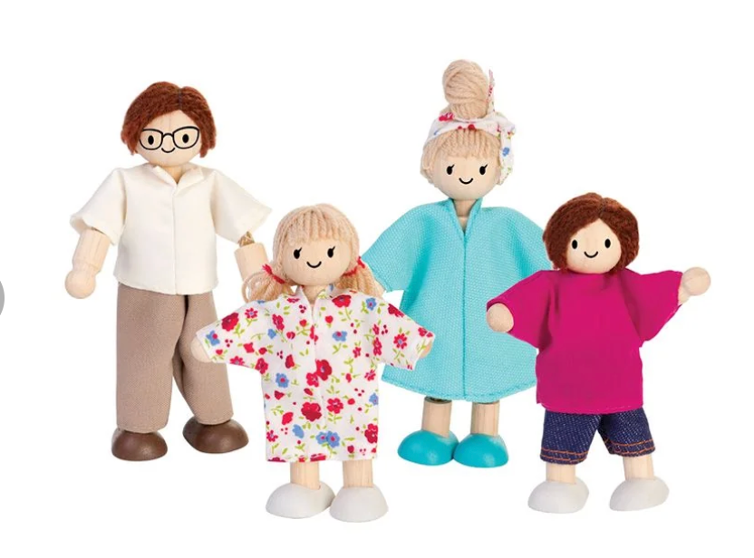 PlanToys Inc. - Light Skin Tone Doll Family