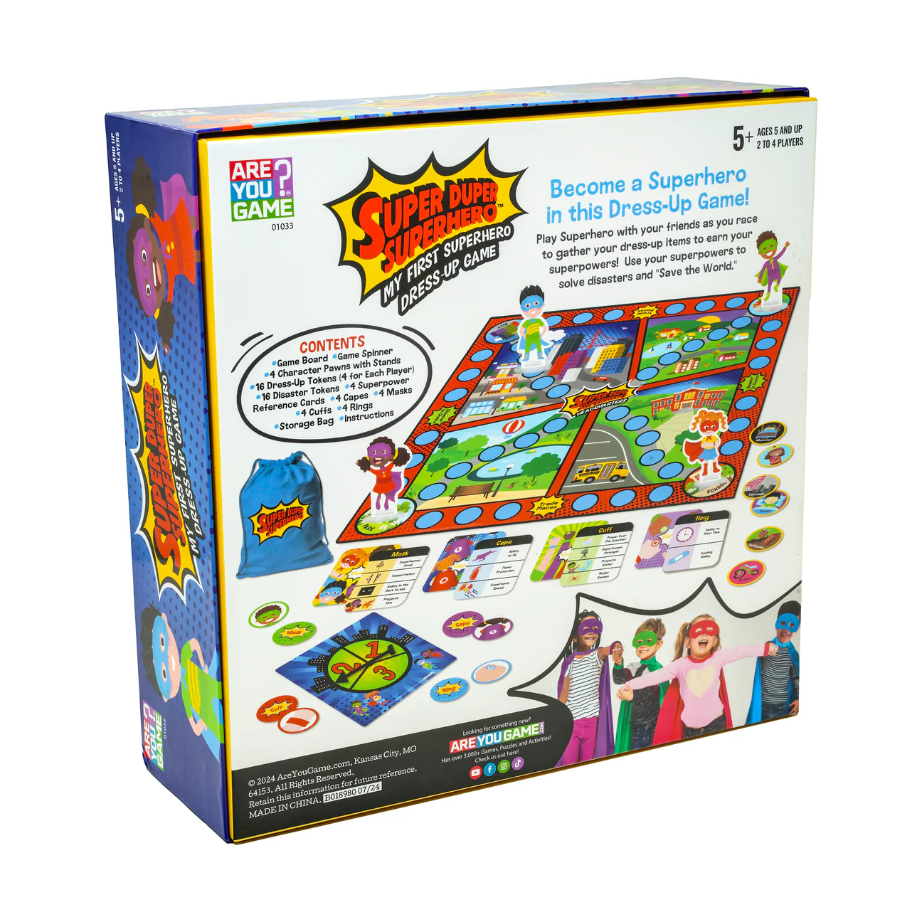 Are You Game - Super Duper Superhero Dress-Up Board Game, photo 2 of 5