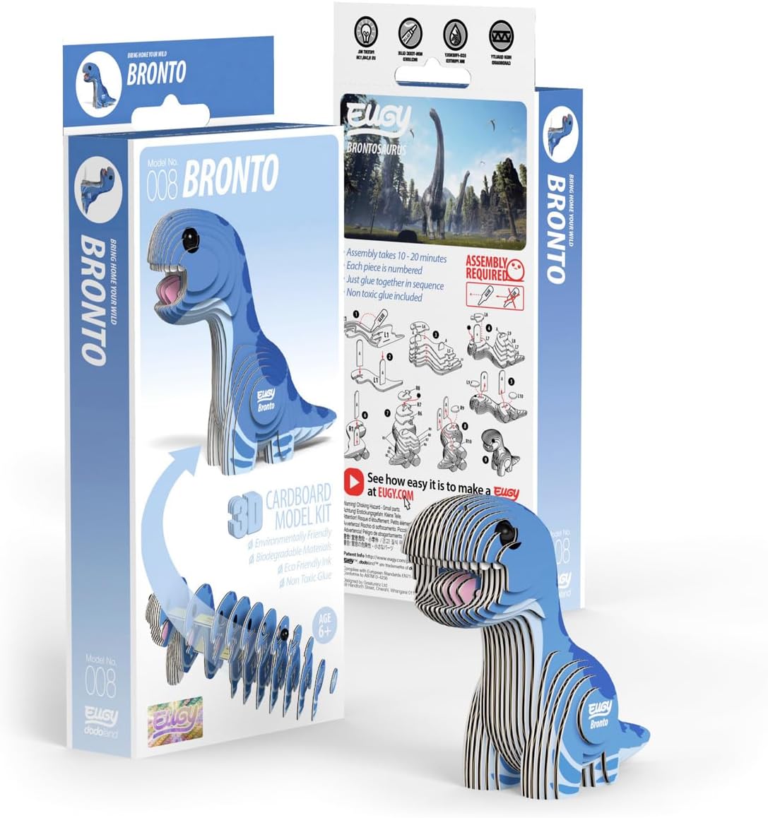 Safari - Eugy Bronto 3D Puzzle, photo 1 of 2