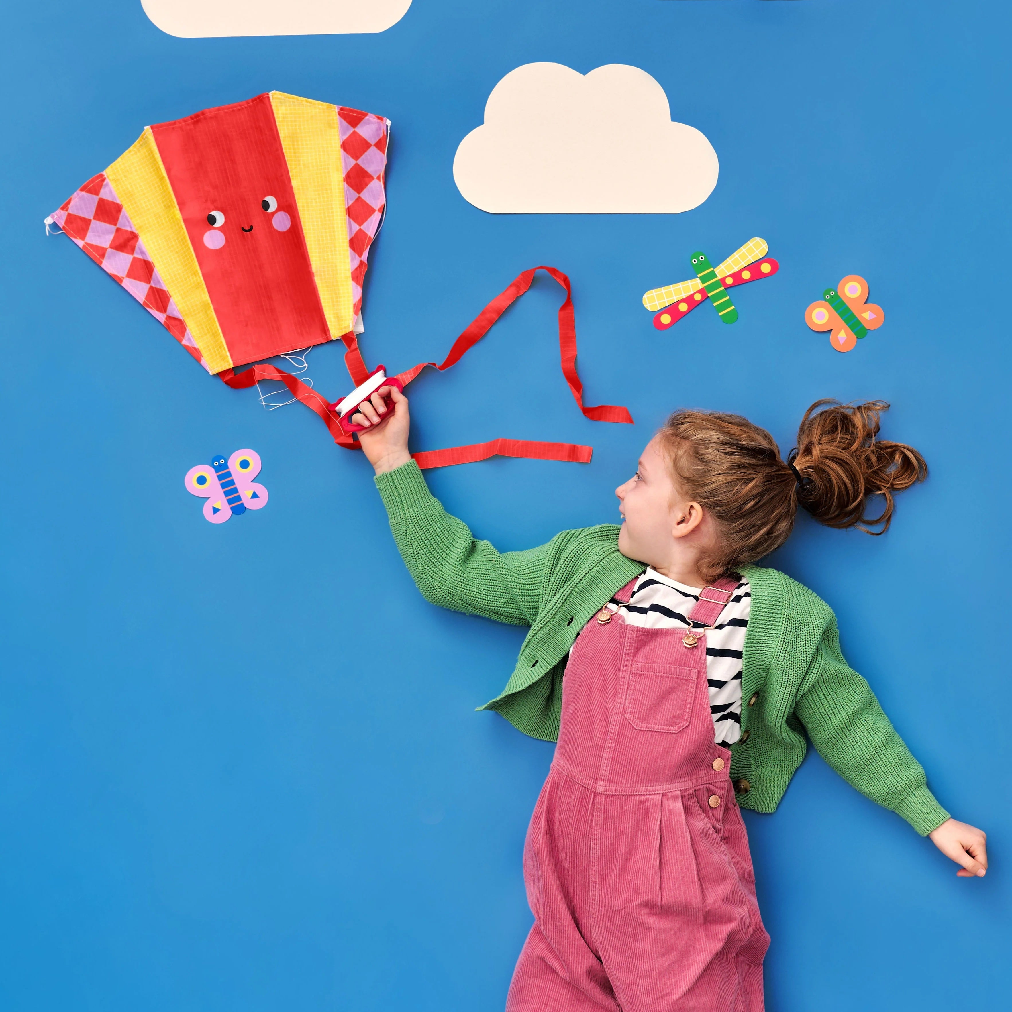 Kikkerland - Funny Faces Pocket Kite, photo 2 of 6