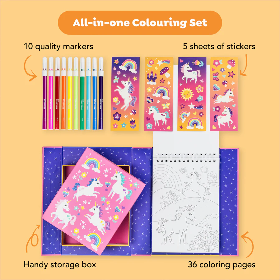Tiger Tribe - Coloring Set - Unicorn Magic, photo 2 of 6