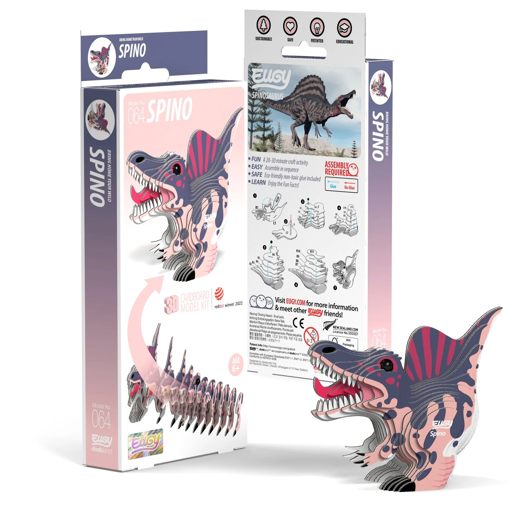 Safari - Eugy Spino 3D Puzzle