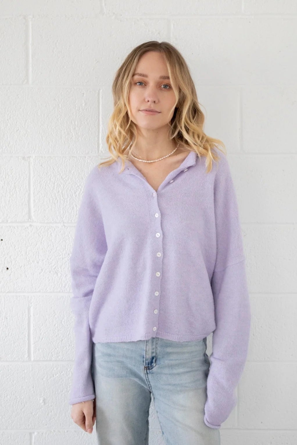 Things Between Cardigan - Piper - Lavender (TBW237)