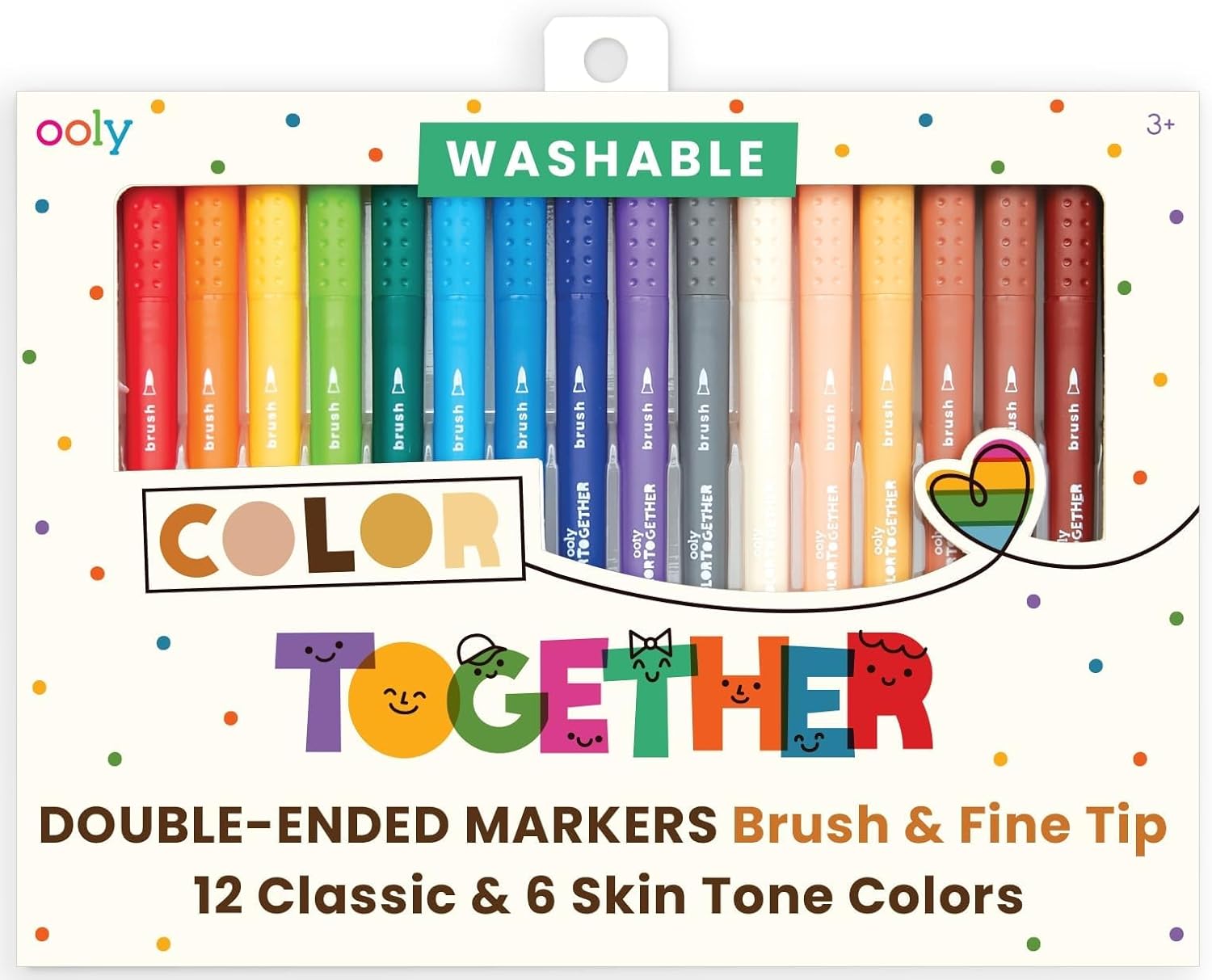 Ooly - Color Together Brush & Fine Tip Double Ended Markers, photo 1 of 5