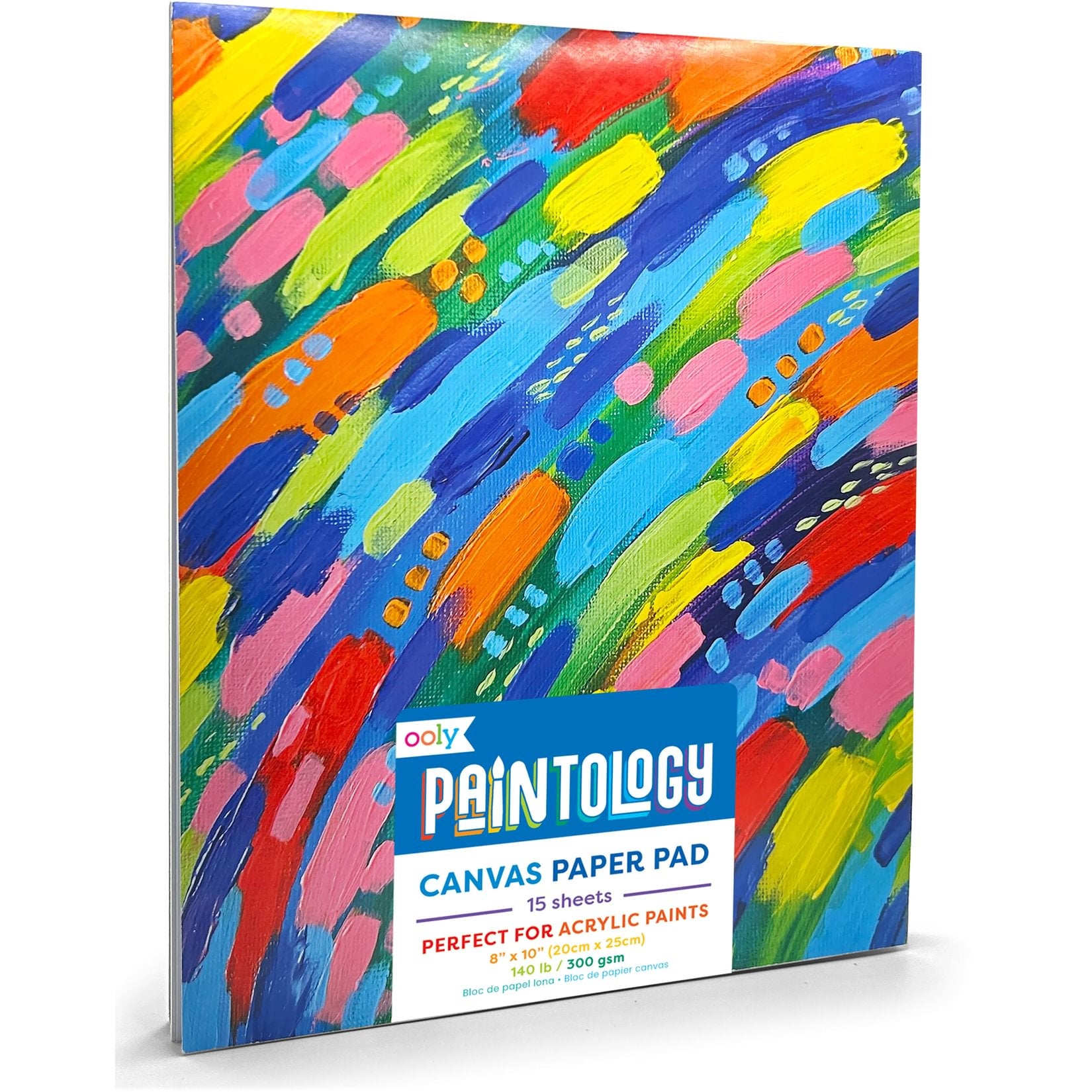 Ooly - Paintology: Canvas Paper Pad (8" x 10")
