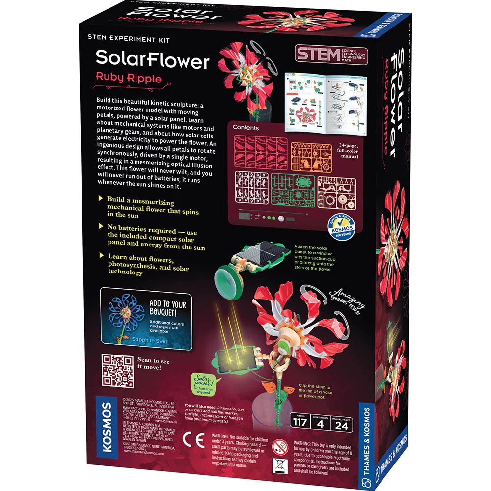 Thames & Kosmos - SolarFlower - Ruby Ripple, photo 2 of 2