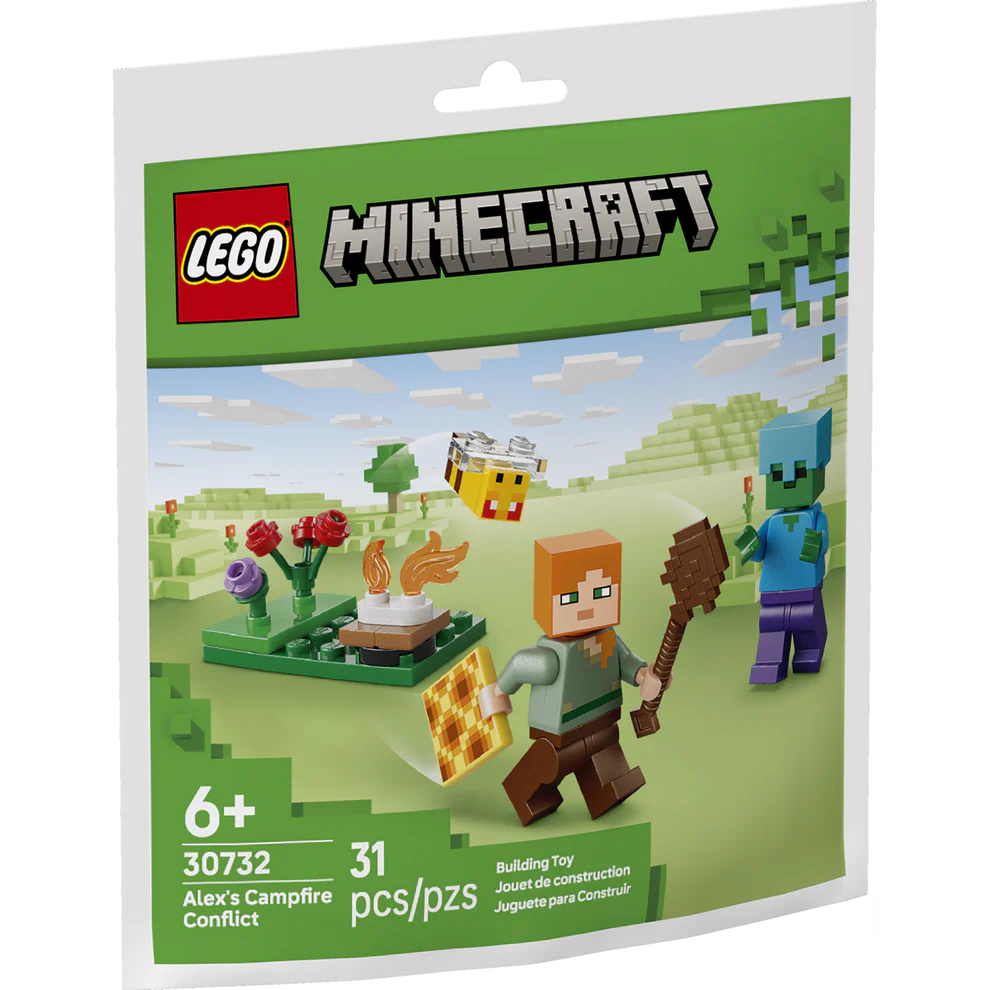 Lego - Minecraft: Alex's Campfire Conflict bag