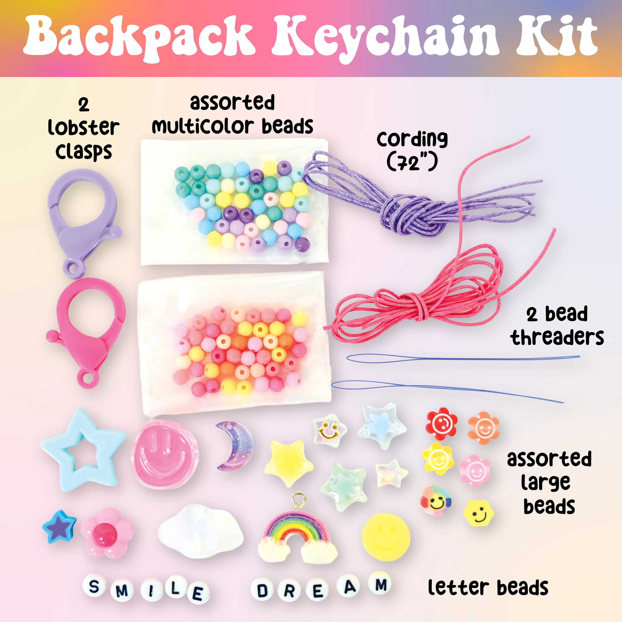 Faber-Castell - Backpack Keychains Mini Kit by Creativity for Kids, photo 3 of 3