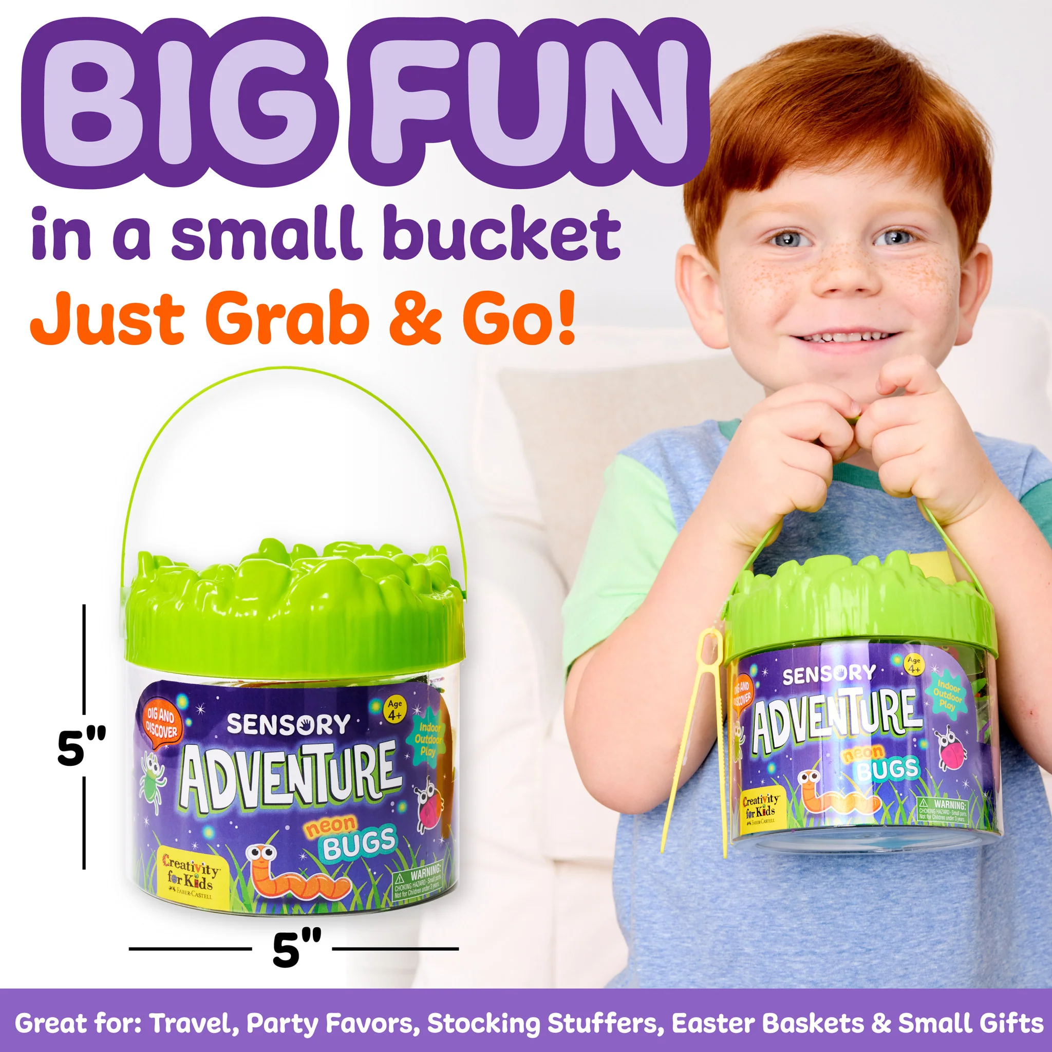 Faber-Castell - Sensory Adventure Neon Bugs, photo 3 of 4
