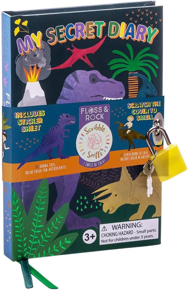 Floss & Rock - Dino My Scented Secret Diary, photo 1 of 3