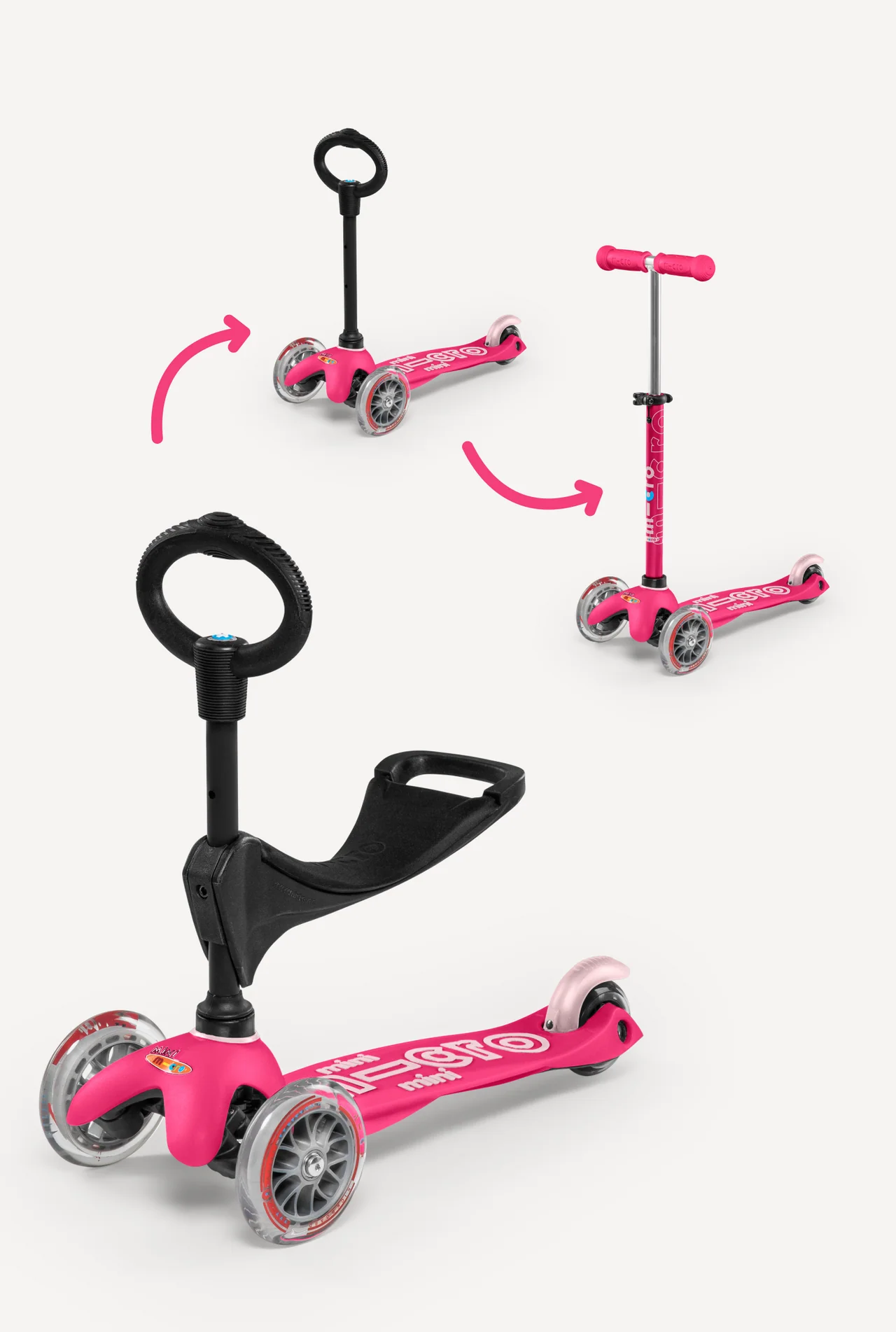 Micro - Mini 3-in-1 Scooter - Pink