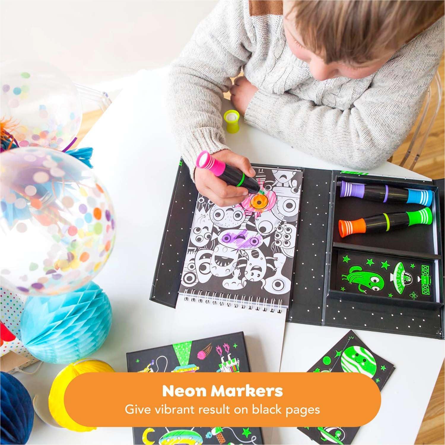 Tiger Tribe - Neon Outer Space Coloring Set, photo 3 of 3