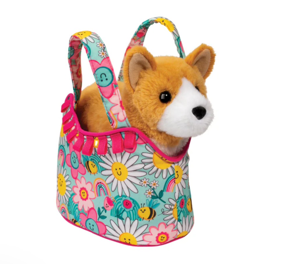 Douglas - Sunny Smiles Sassy Sak with Corgi