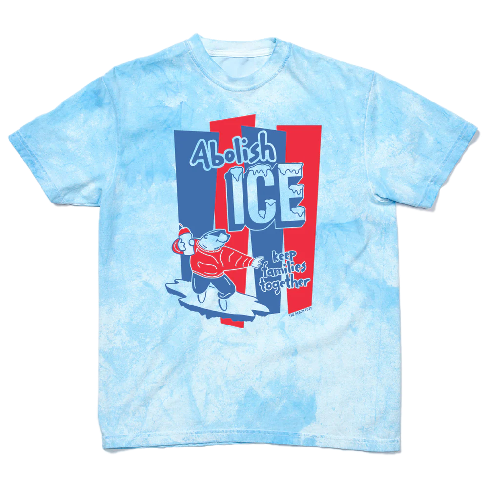 RAYGUN Tee - Abolish ICE Blue, photo 1 of 2