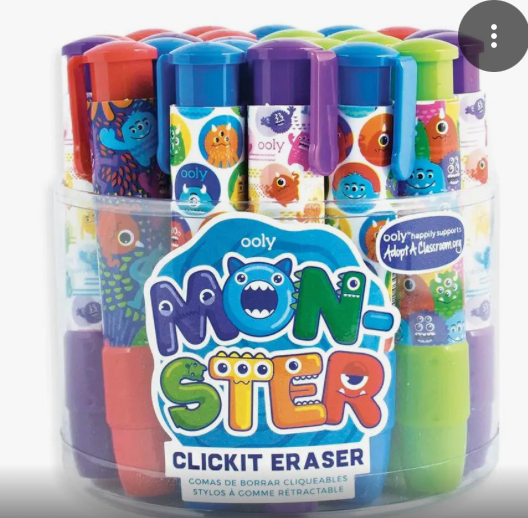 Ooly - Monster Clickit Eraser