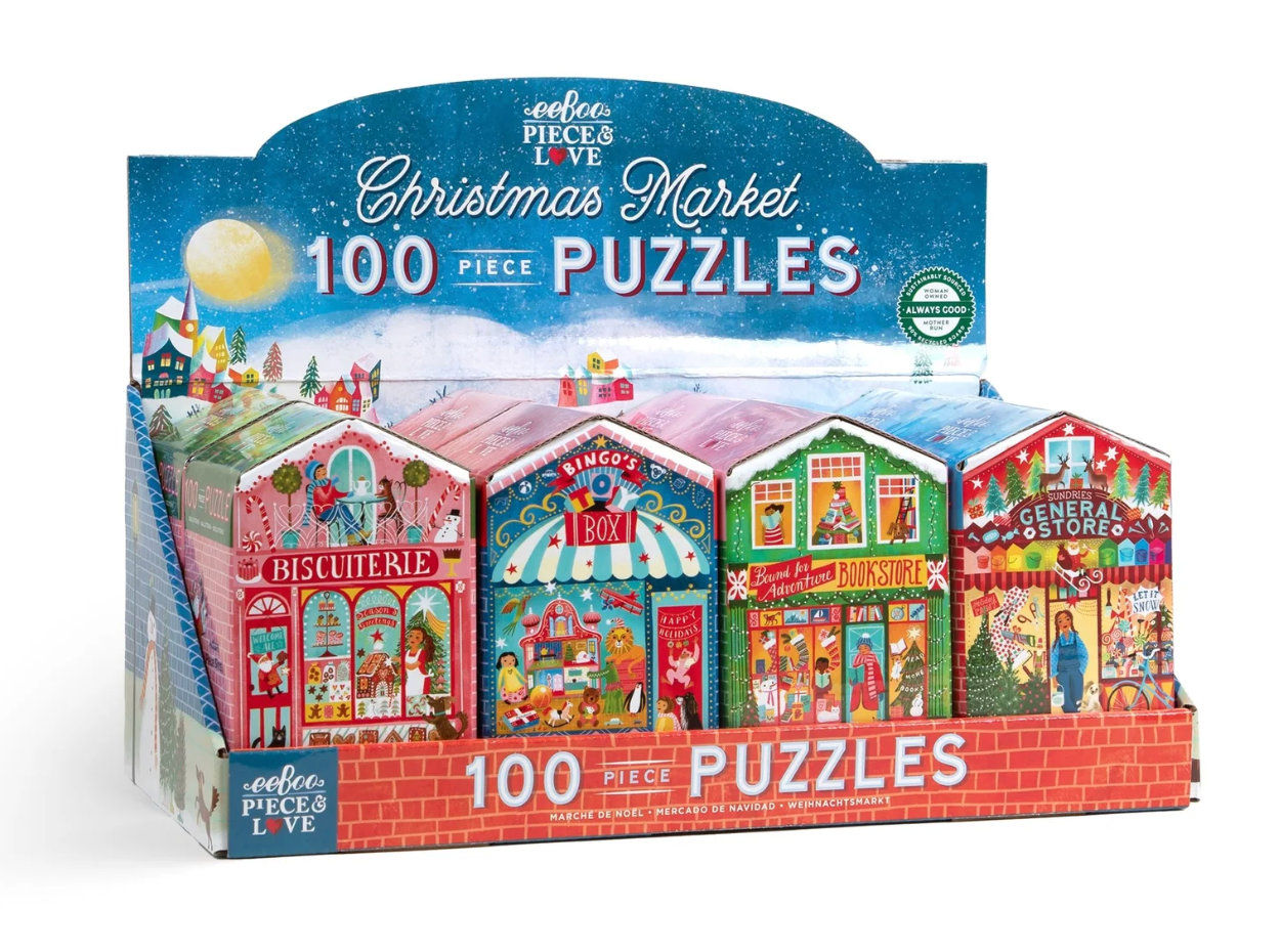 Eeboo - Christmas Market Puzzle