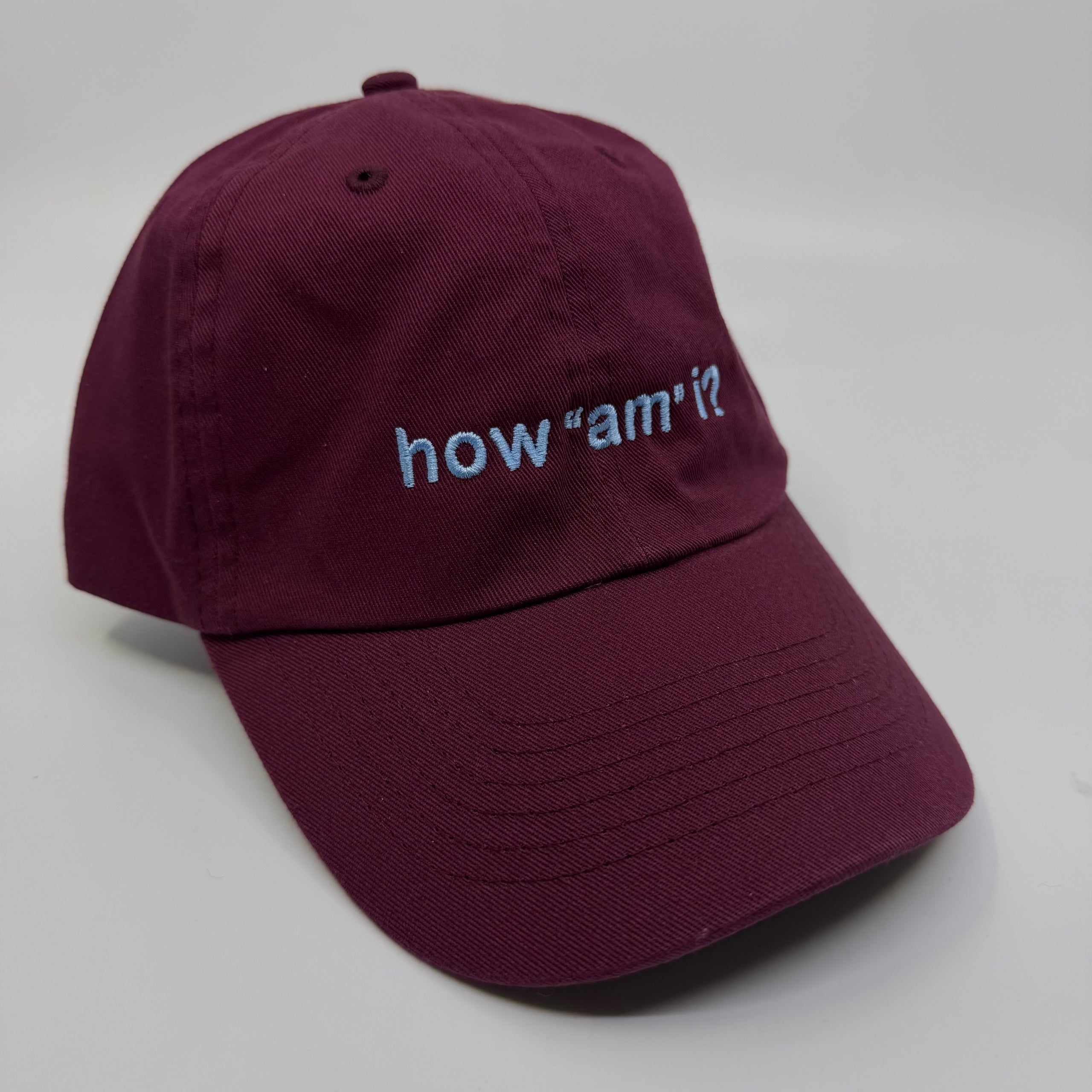 Standard Goods Hat - How Am I - Maroon, photo 1 of 4