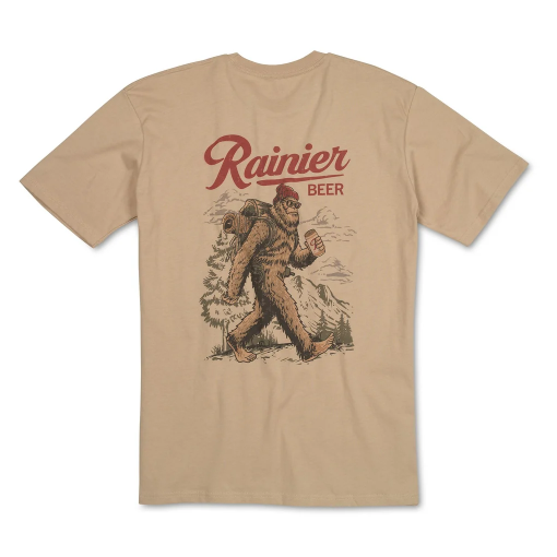 American Needle Tee - PBC Rainier Sasquatch Mushroom (RJ2302B), photo 2 of 2