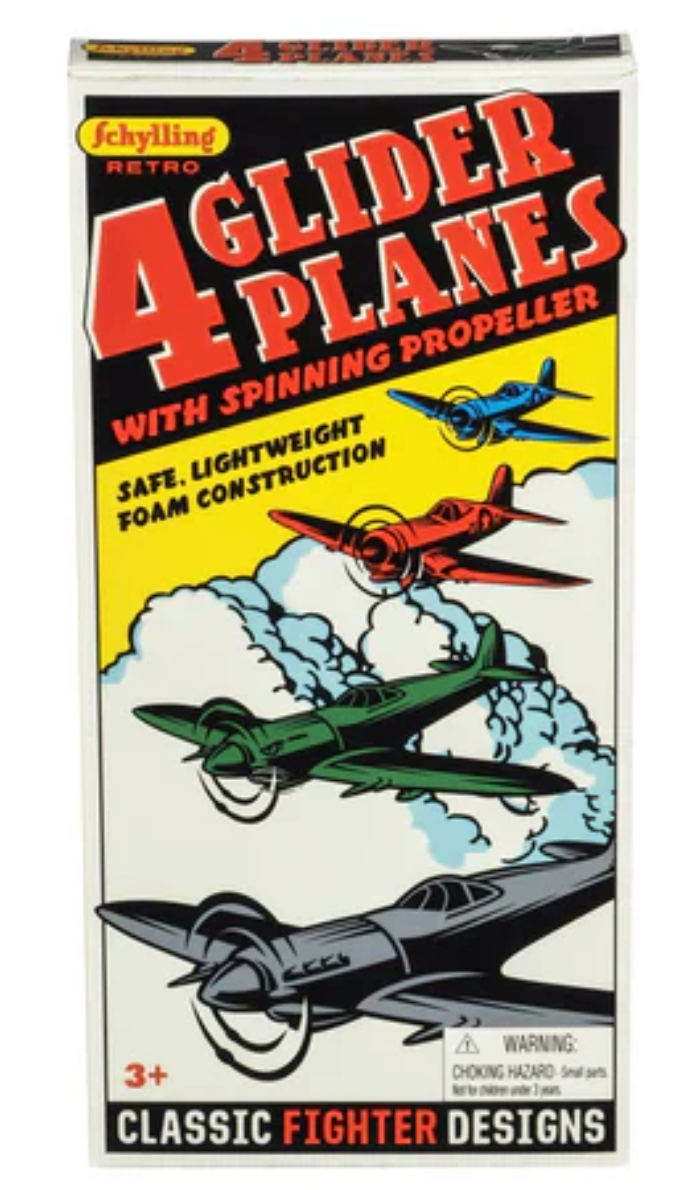 Schylling - Retro Glider 4 Pack