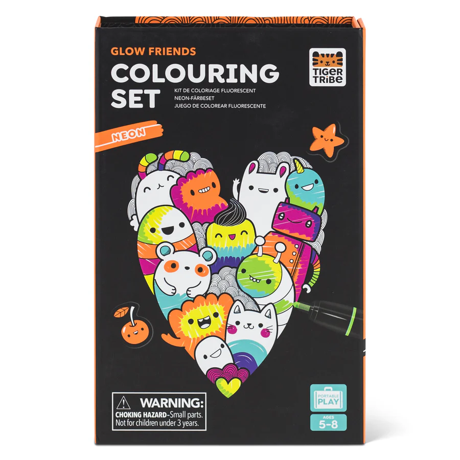 Tiger Tribe - Neon Coloring Set - Glow Friends, photo 1 of 3