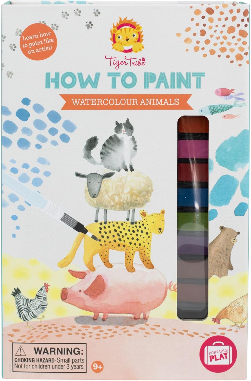 Tiger Tribe - How to Paint: Watercolor Animals, photo 1 of 3