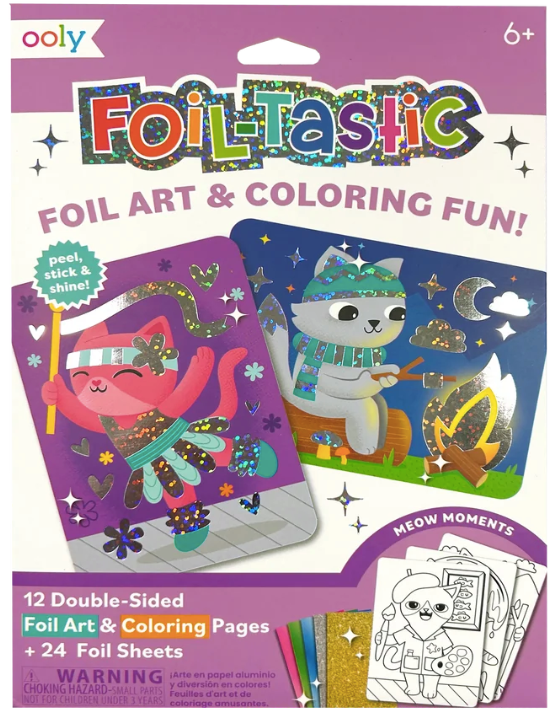 Ooly - Foil-tastic: Foil Art & Coloring Fun - Meow Moment
