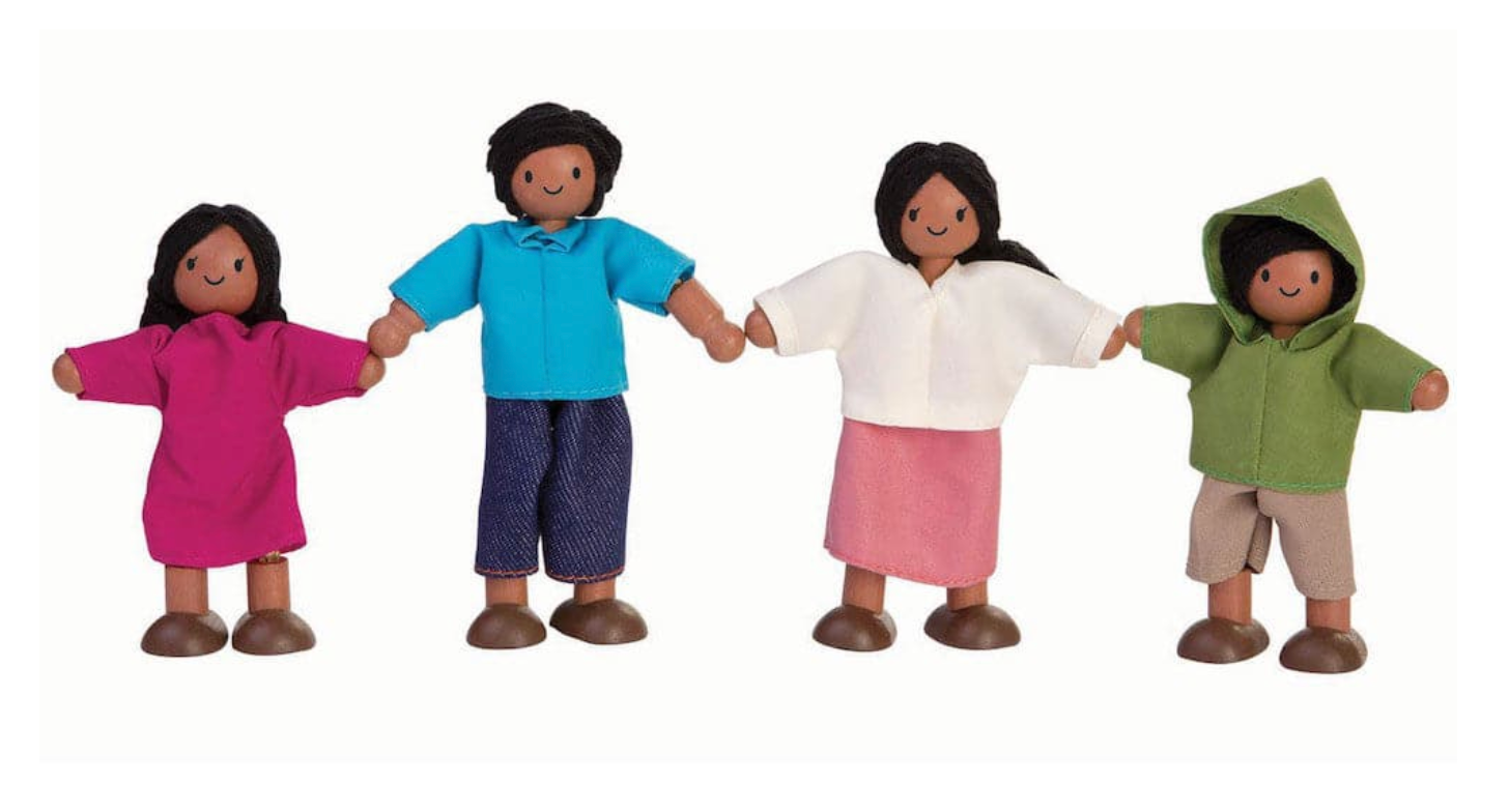 PlanToys Inc. - Medium Skin Tone Doll Family