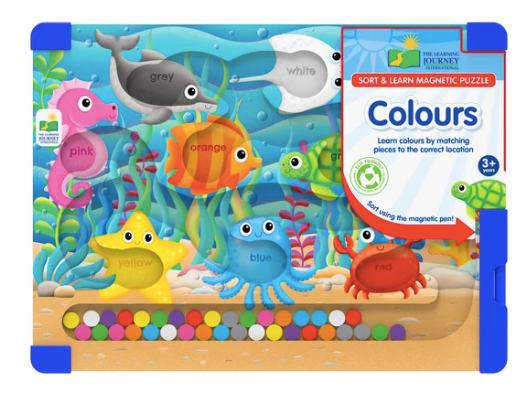 University Games - Sort & Learn Magnetic Puzzle - Colors