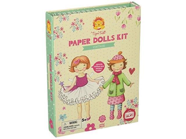 Tiger Tribe - Vintage Paper Dolls Craft Kit, photo 1 of 3