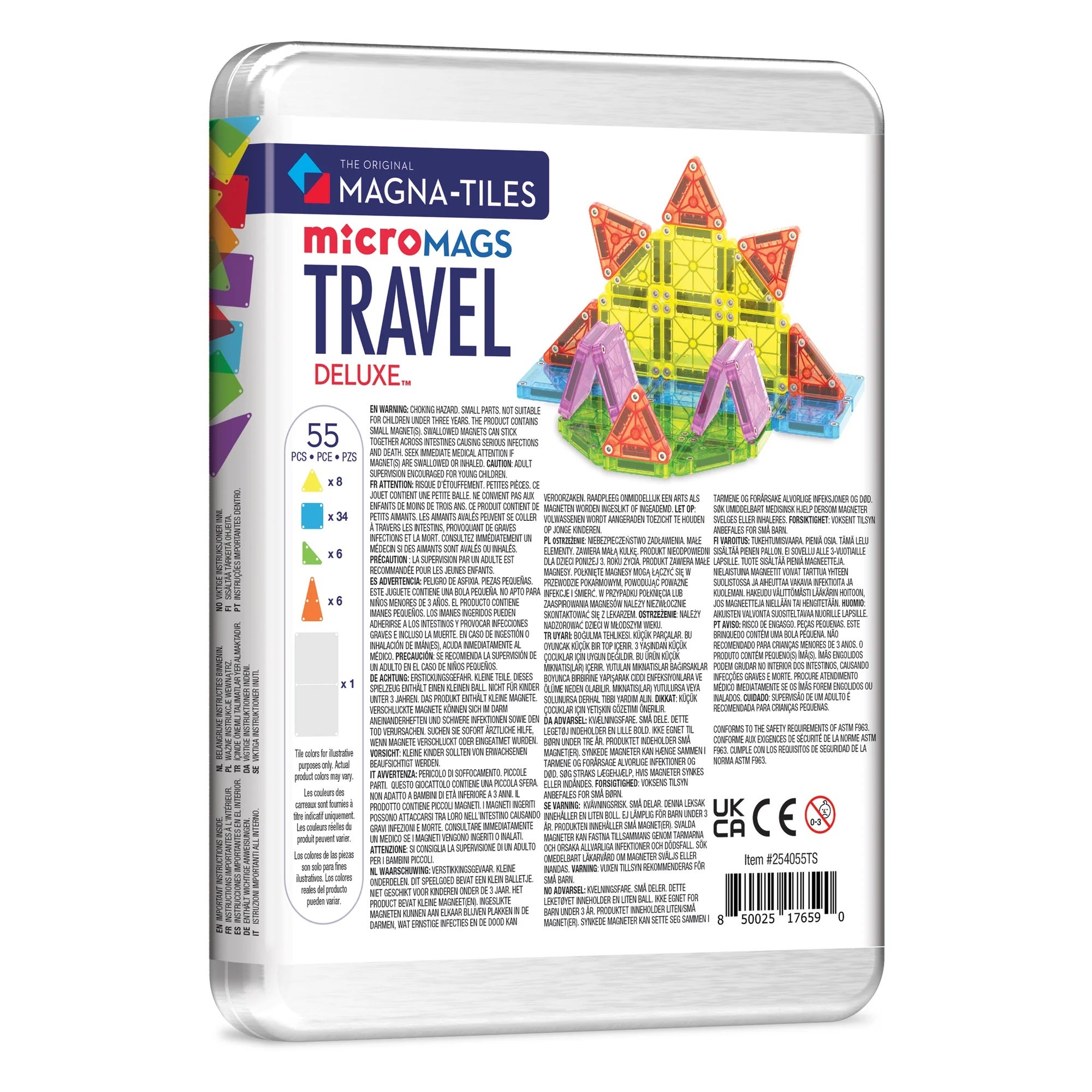 Magna-Tiles - Deluxe Travel Set - Magnetic Construction Set, photo 2 of 5
