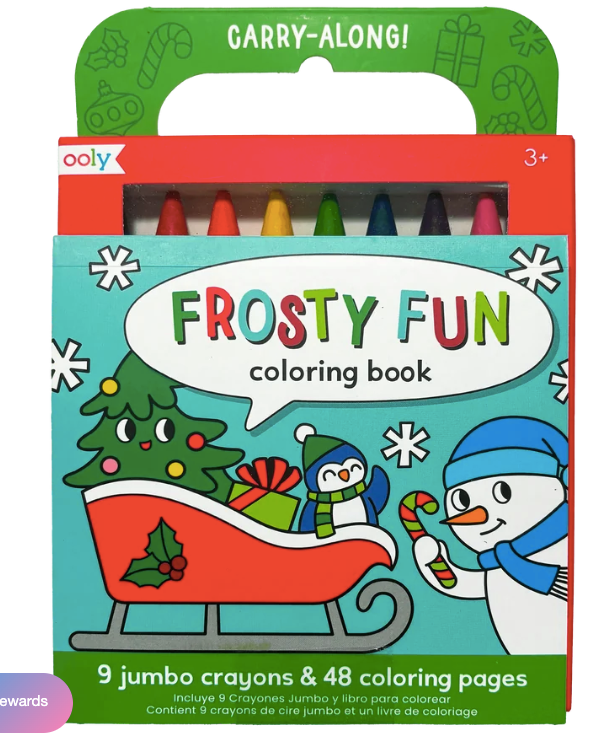Ooly - Carry Along Coloring Book Set - Frosty Fun