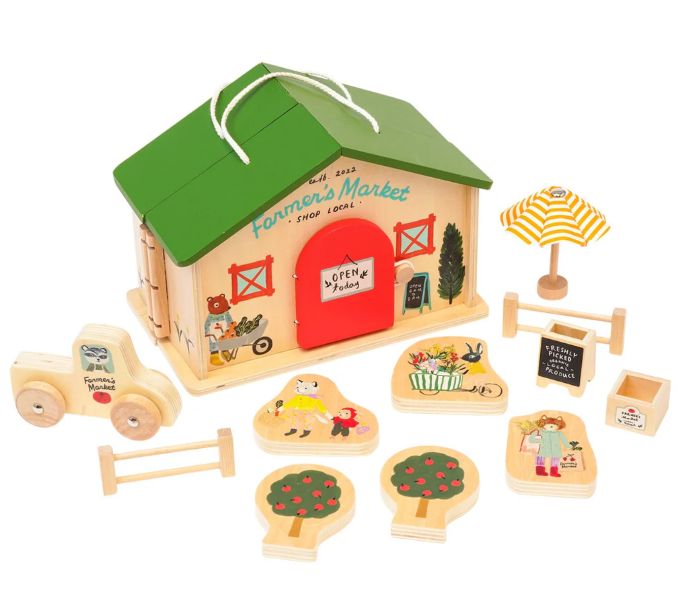 Manhattan Toy - Market Day Wooden Playset