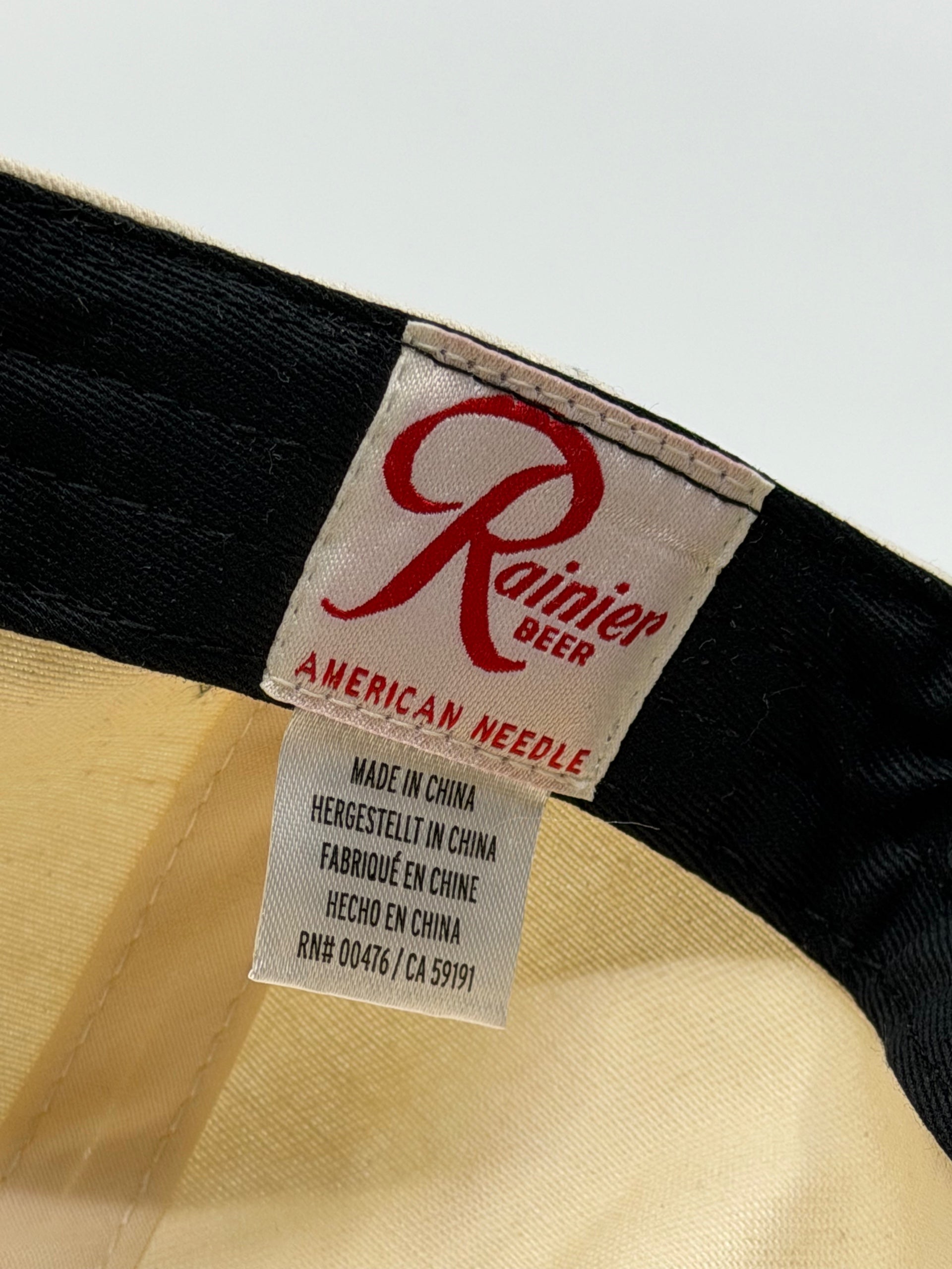 American Needle Hat - PBC Rainier Running Can Hepcat Ivory, photo 6 of 7