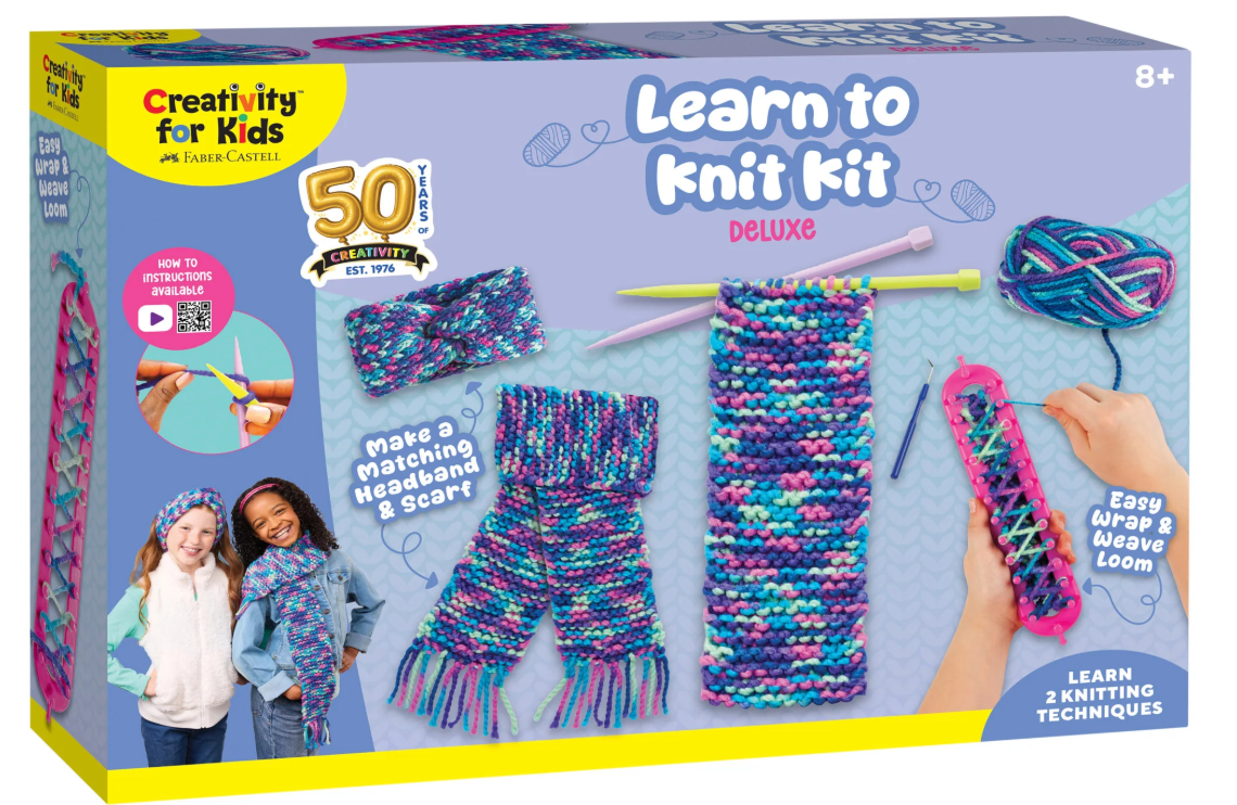Faber-Castell - Learn to Knit Deluxe Kit