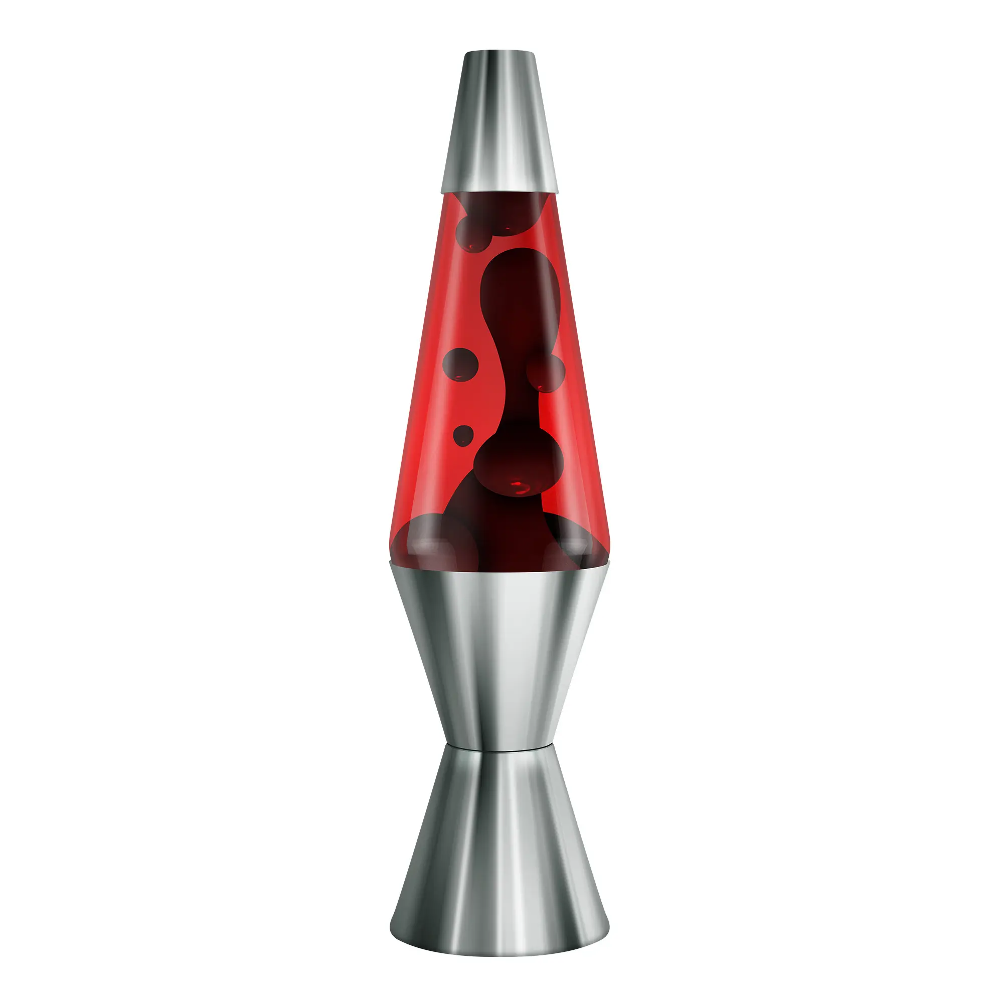 Schylling - Chrome/Crimson/Black/Red - Lava Lamp, photo 2 of 2