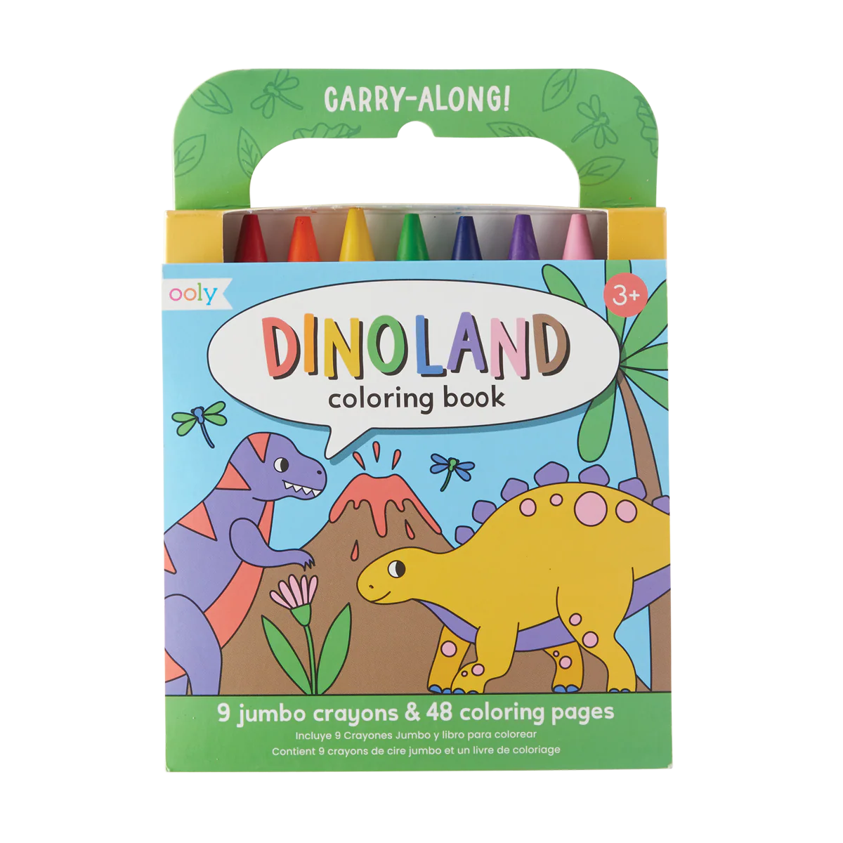 Ooly - Carry Along Coloring Book Set - Dinoland