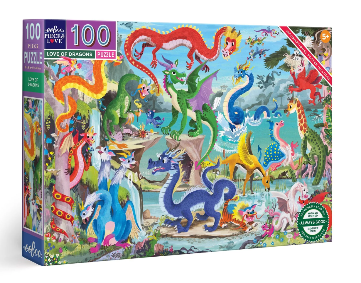 Eeboo - Love Of Dragons Puzzle