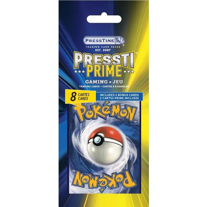 Kalan - Pokemon Pressti Prime 8 Card Pack | Kurfunkle Kids Market