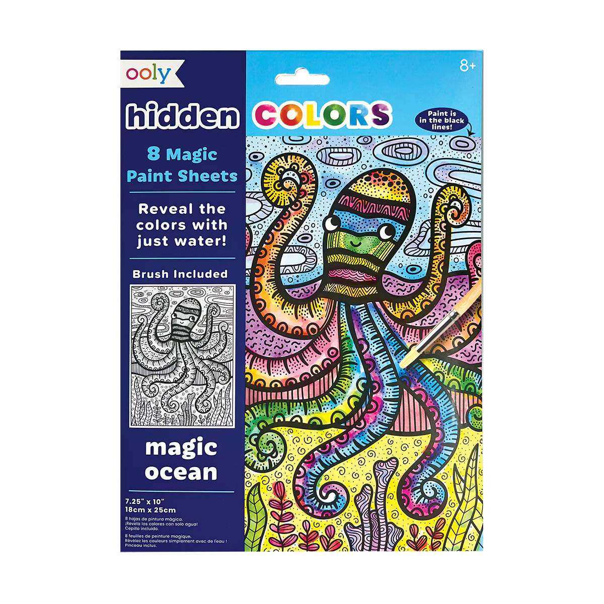 Ooly - Hidden Colors: Magic Paint Sheets - Magic Ocean, photo 1 of 2