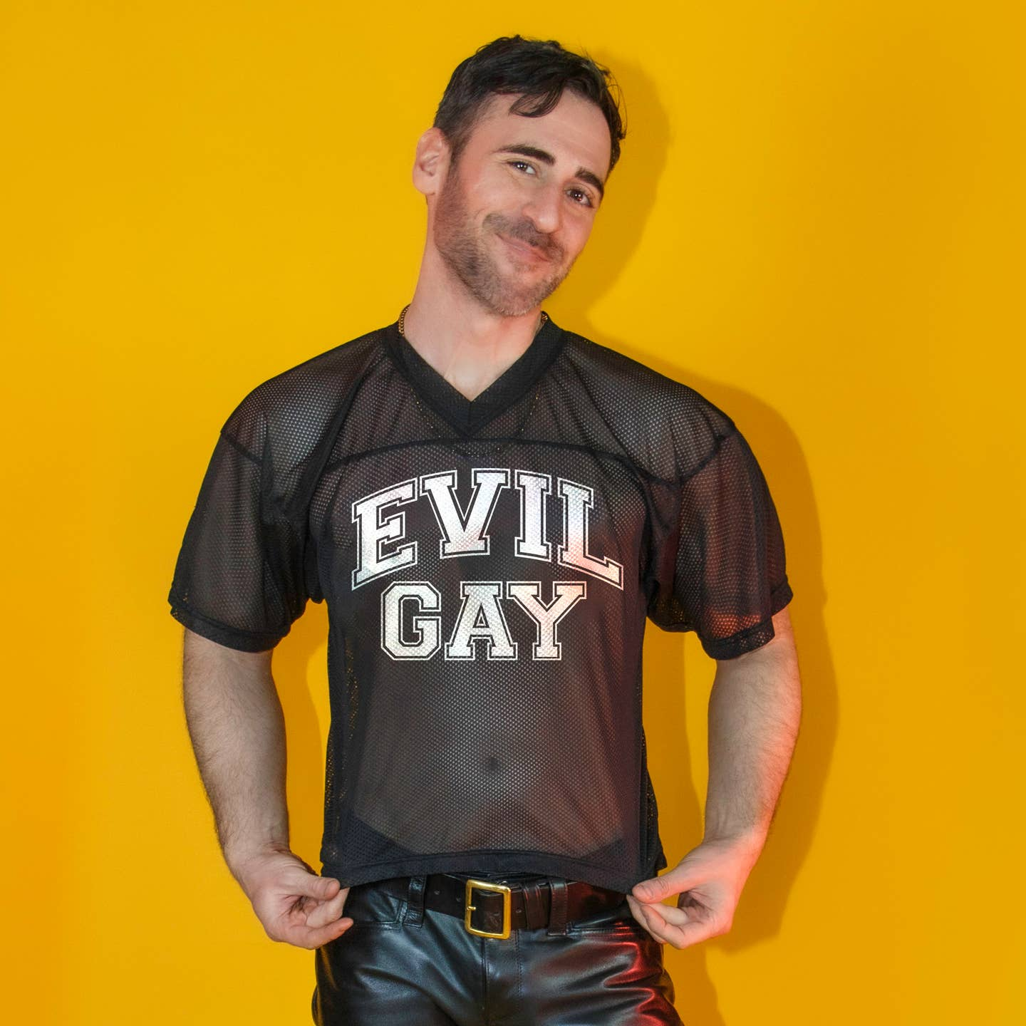 Peachy Kings - Evil Gay Mesh Football Jersey, photo 4 of 4