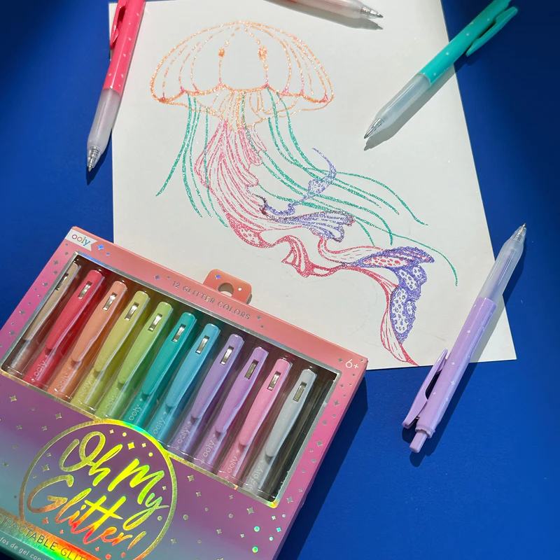 Ooly - Oh My Glitter! Retractable Glitter Ink Gel Pens, photo 2 of 2
