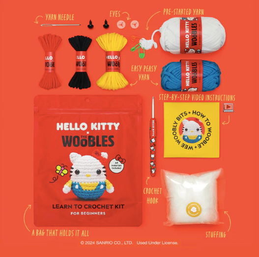 Woobles - Hello Kitty® Crochet Kit