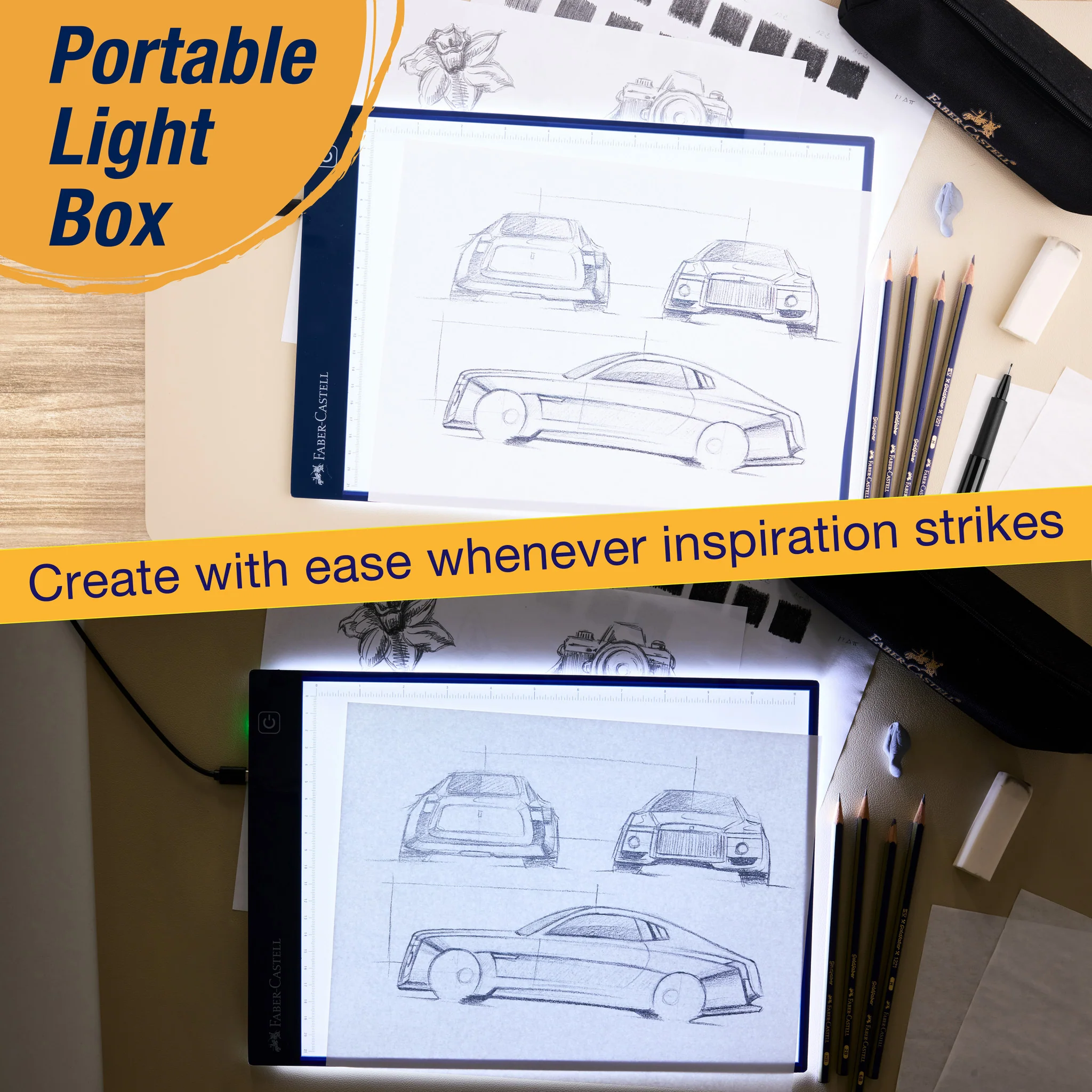 Faber-Castell - 5 LED Light Tracing Board, photo 4 of 5