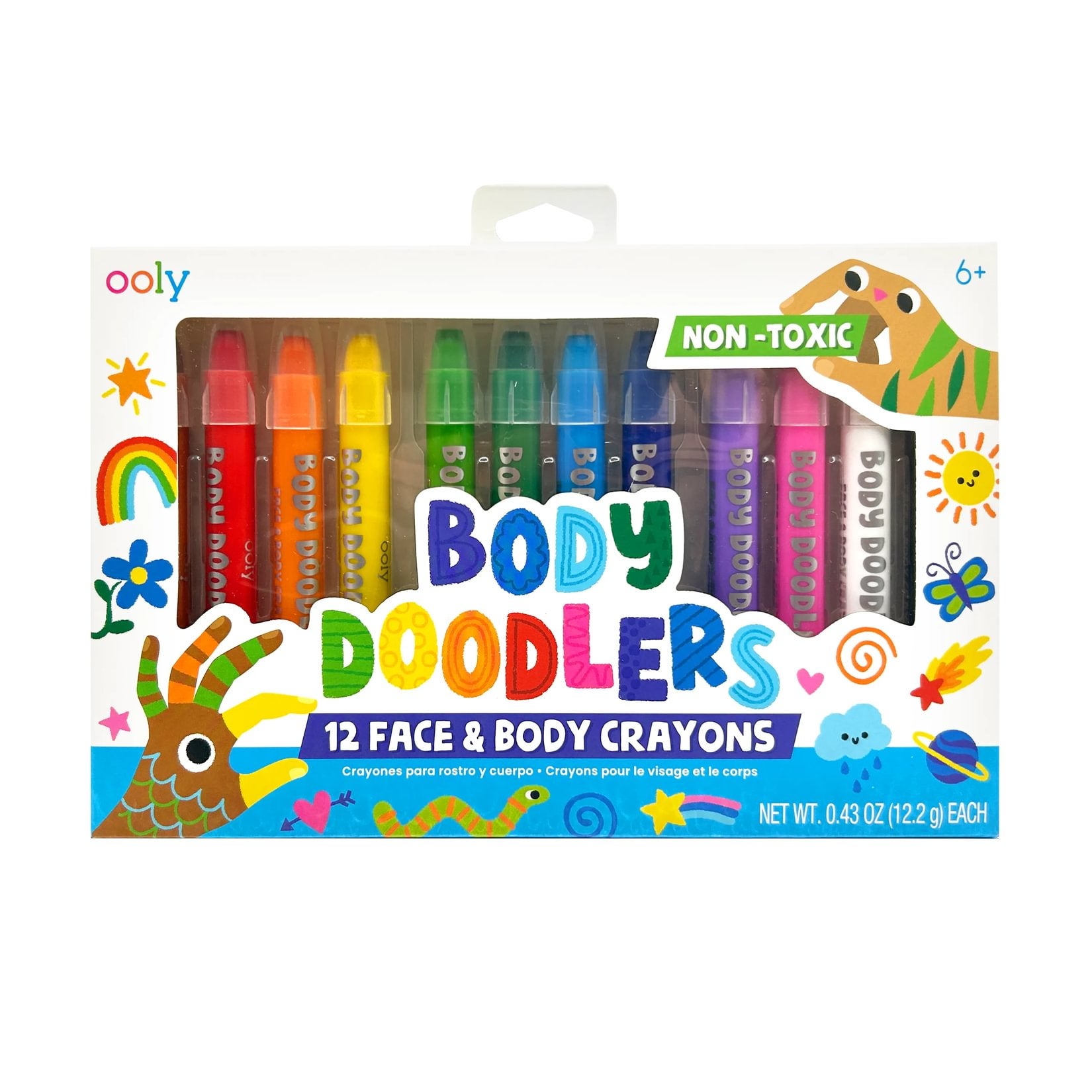 Ooly - Body Doodlers Face & Body Crayons, photo 1 of 4