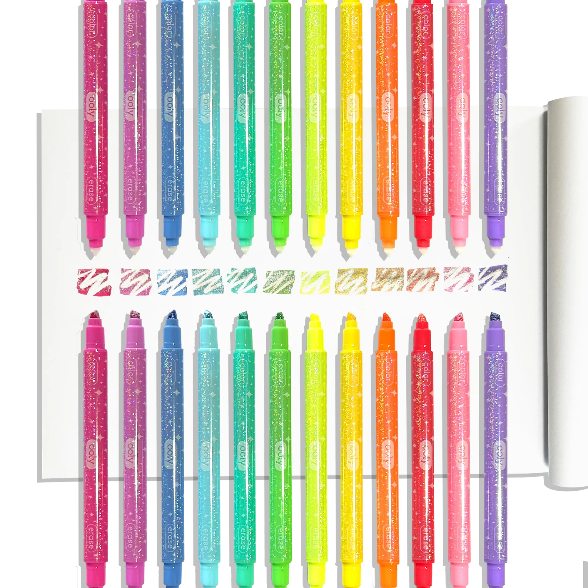 Ooly - Make No Mistake! Sparkle Glittery Erasable Markers, photo 2 of 3