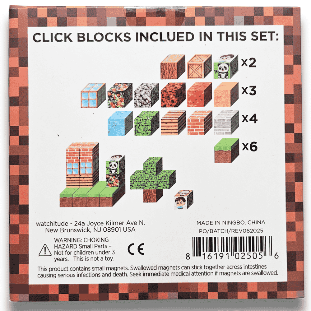 Watchitude - Click Blocks - Magnetic 50pc Building Set, photo 3 of 3